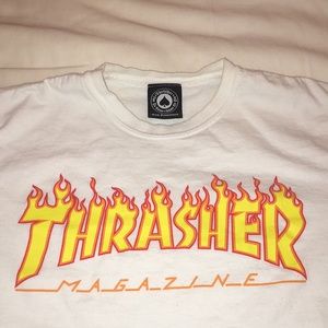 Thrasher white short sleeve tshirt🔥